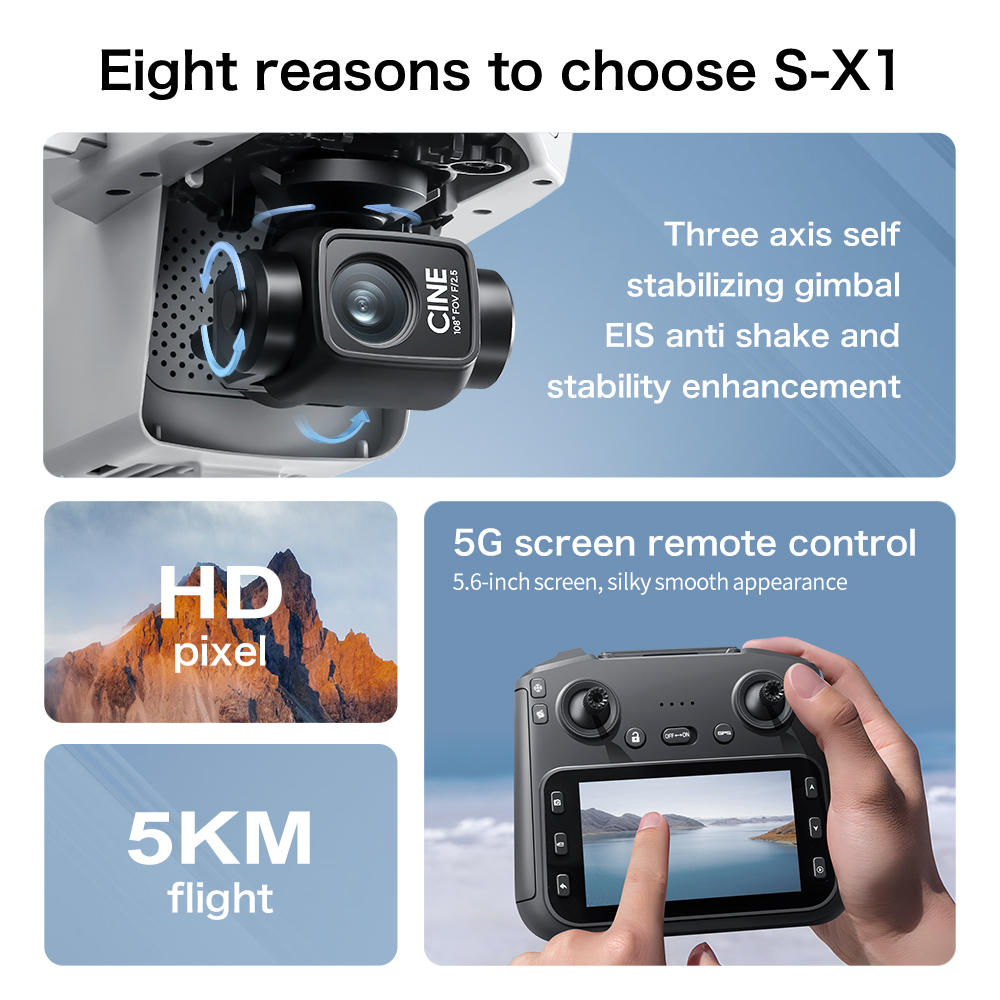 Top Deal S-X1 MAX GPS Drone 3  - Drone Multispectral review and price